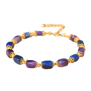 舒俱来手串亲宝水晶苏纪石设计款手链礼物项链配件单圈饰品送女友