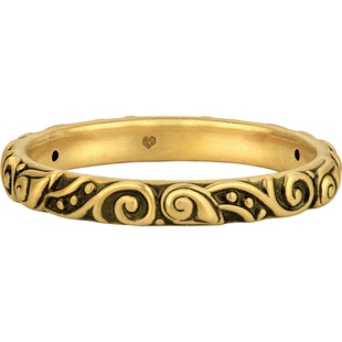 MONOLOGUE独白北纬三十度古印度海娜纹复古黄金戒指MR1504情人节