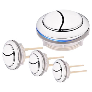 马桶水箱配件冲水按钮按键通用坐便器按压器抽水马桶盖子开关大全