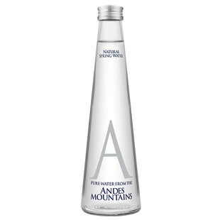 Andes智利进口安第斯天然矿泉水玻璃瓶高端气泡水含气饮用水