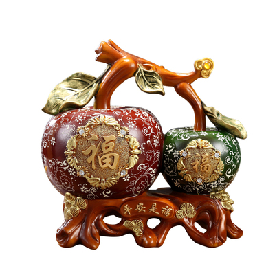 大容量可取苹果招财开业存钱罐