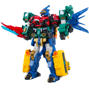 量子战队之恐龙守护迅龙战车恐龙变形合体机器人儿童玩具男孩金刚