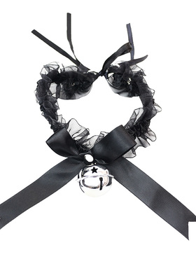 情侣趣味项圈蝴蝶结脖环直播项链