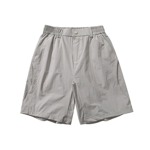 男士薄款速干短裤男夏外穿男款夏装裤子休闲百搭沙滩裤新款五分裤