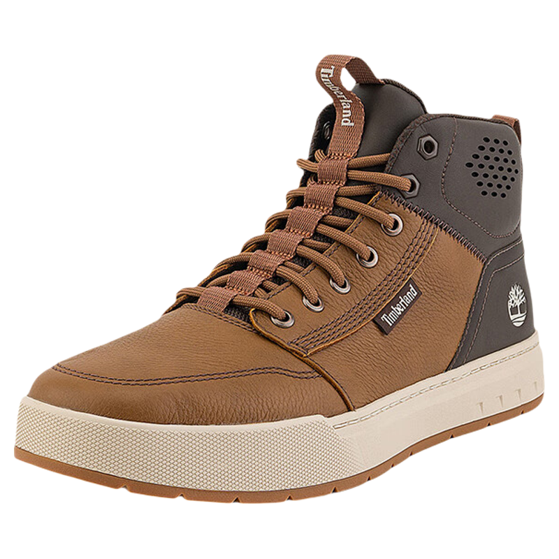 Timberland添柏岚男鞋户外轻便透气真皮中帮休闲鞋板鞋A69JS