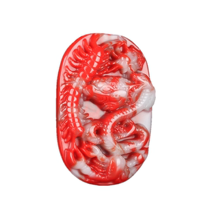 和田玉彩玉五毒手把件鸡血玉蜈蚣蜘蛛蟾蜍蝎子蛇百毒不侵玉石挂件