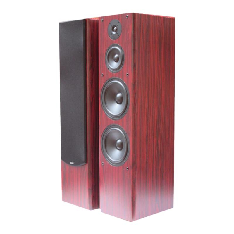 双8.5寸2.0高中低三分频书架Hifi音箱木质无源音箱落地式音响前置
