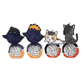 【19元任选3件】排球少年毛绒徽章套挂件diy配饰收纳保护现货