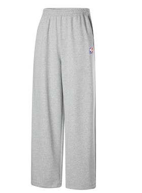 拍小一码NBA官方26纯棉运动束脚/直筒/加绒灰色卫裤篮球长裤男