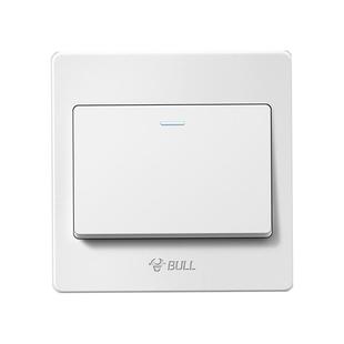 公牛插座面板开关插座单开双控1开一开双控开关一位双控G07白