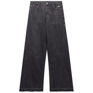 Ed Hardy埃德哈迪春季流行新款宽松直筒女士牛仔长裤