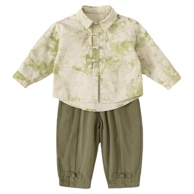 汉服男童套装周岁礼服男宝新中式