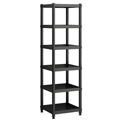 厨房黑色置物架落地多层货架子