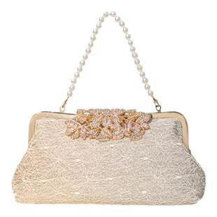 旗袍包包新款复古蕾丝手提包新娘婚宴搭配礼服包喜妈妈手拎小包包