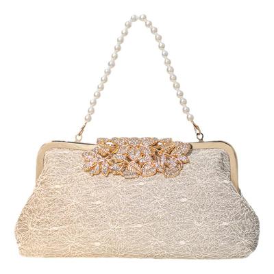 旗袍包新娘复古喜妈妈蕾丝手提包