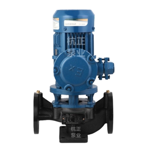 304不锈钢管道离心泵冷热水工业防爆立式循环增压泵380v耐腐蚀