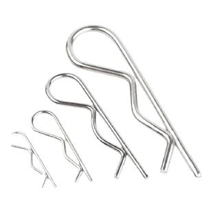 304不锈钢R型销B型销镀锌弹性开口销波浪形插销卡发夹安全销M2M8