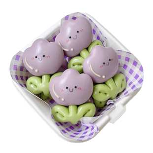 【馒头教程】一筒妈妈郁金香卡通包馒头模具 小雏菊辅食花馍工具