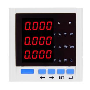 数显三相多功能电力仪表电流电压功率频率电能组合表带RS485通讯