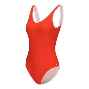 迪卡侬小橙光泳衣女款泡温泉新款女士游泳衣微胖大码遮肉修身IVL2
