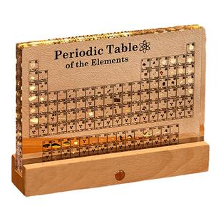 化学元素周期表实物摆件标本创意礼物高级男孩生日礼物桌面饰品