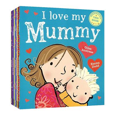 I Love 10 Copy Picture Book Shrinwkrap 我爱我的家庭系列10册 英文原版儿童绘本