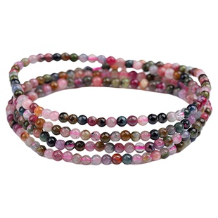 7A天然巴西糖果碧玺散珠子女士手串电气石手链diy手工配件项链