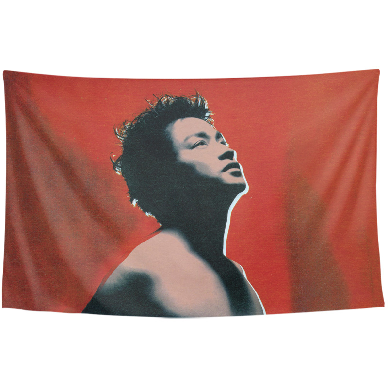 哥哥张国荣张发宗纪念港台明星写真装饰背景墙布海报挂布挂毯门帘