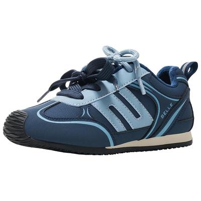 百丽官方正品男童运动鞋德训鞋