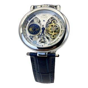 品牌镂空透底自动机械机芯陀飞轮2023新款防水个性机械手表月相表