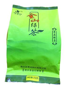 尊品绿茶德庆金山茶德润袋装茶叶