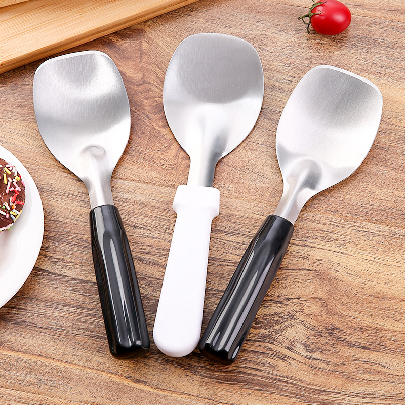 冰激凌玫瑰花造型铲不锈钢雪糕挖勺商用自融式花朵冰淇淋甜品勺子