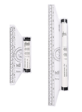 多功能30cm滚轮平行尺高精度制图