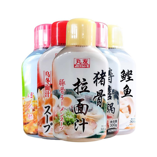 丸友猪骨拉面汁日式寿喜烧荞麦乌冬面汤料柠檬醋蘸汁鲣鱼白酱汁