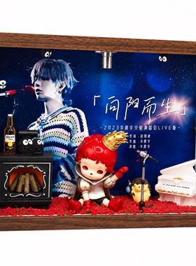 华晨宇手办周边音乐盒摆件创意diy礼品送女友闺蜜男朋友情人节520