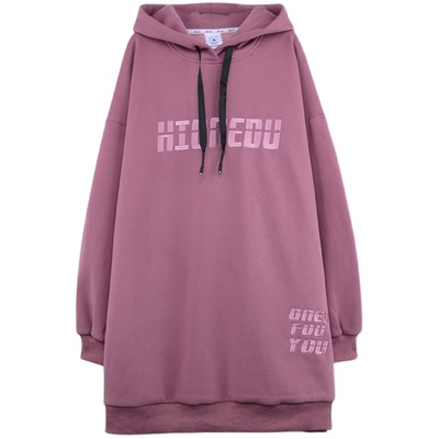 【优质面料打造】！中长款卫衣裙