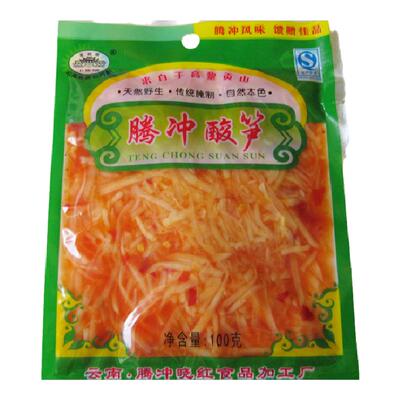 云南特产酸辣泡菜1000克)竹笋丝