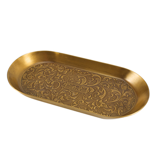 JIFENG季风烟斗烟丝醒草盘纯铜托盘工具套装打火机压棒烟斗包便携