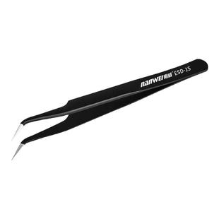 不锈钢加厚镊子尖头列子高精密维修捏子防静电聂子拼豆夹子工具