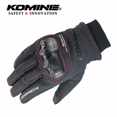 komine秋冬CE2硬质护甲防水手套