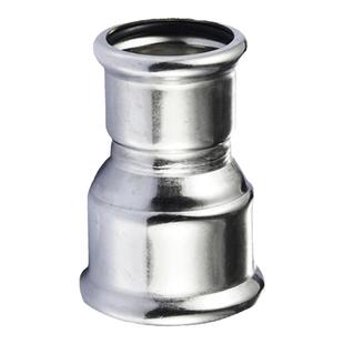 304不锈钢欧标单卡压管件异径直接水管接德标大小头饮用水管配件