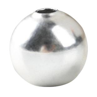 925纯银珠子散珠小银珠串珠手工diy材料串戒指穿手链手串银饰配件