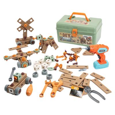 儿童拧螺丝玩具工具箱套装可拆装