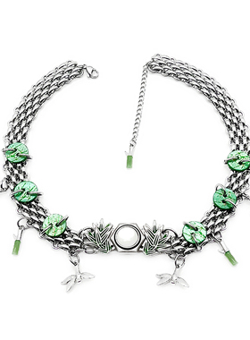 AliyaStore竹choker颈链项链