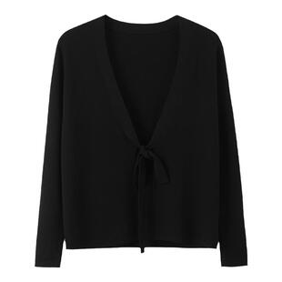 bbfer本依凡24年秋优雅纯羊毛针织开衫外套纯色百搭毛衣STSZZ0072