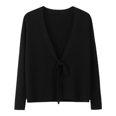 bbfer本依凡24年秋优雅纯羊毛针织开衫外套纯色百搭毛衣STSZZ0072