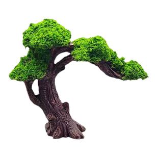 微景观摆件仿真绿树松树大树模型DIY沙盘盆栽装饰品 桌面创意配件