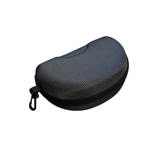 护目镜骑行眼镜盒超大容量抗压眼镜收纳盒大号风镜滑雪镜挂钩拉链