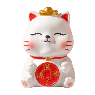 2026新款招财猫储蓄罐新年财源广进存钱罐儿童压岁钱红包收纳装饰