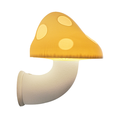 卡通蘑菇壁灯奶油风小夜灯